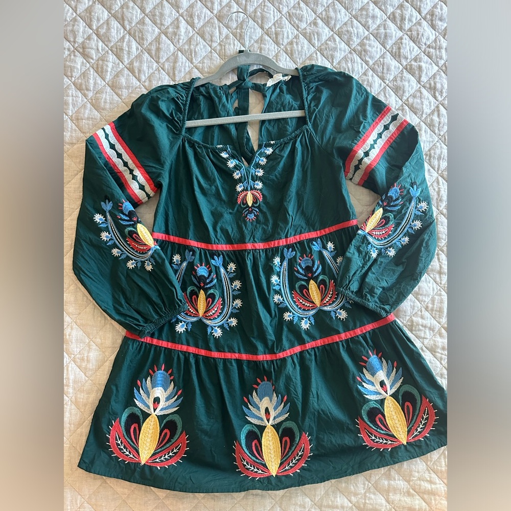 Women’s XSP Embroidered Anthropologie Dress